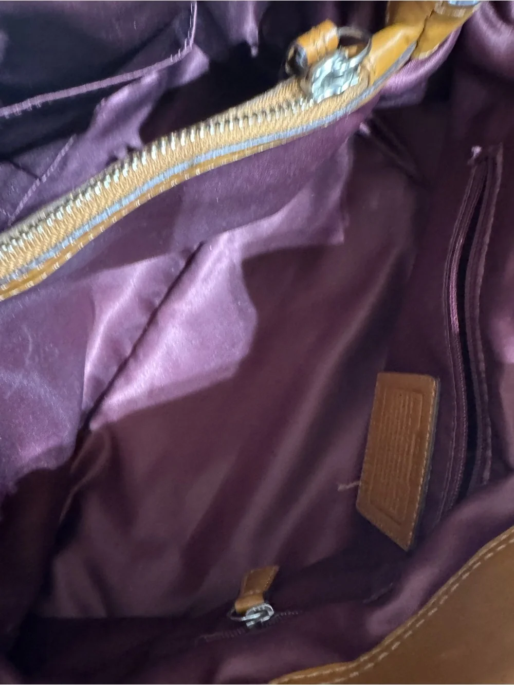 Coach shoulder tote